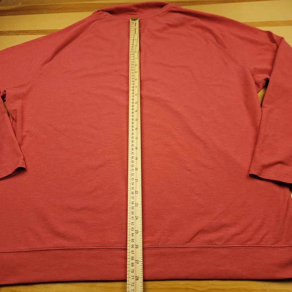 Onward Reserve XL Pullover 1/4 Zip Long Sleeve Salmon Athletic Mens - Picture 11 of 14